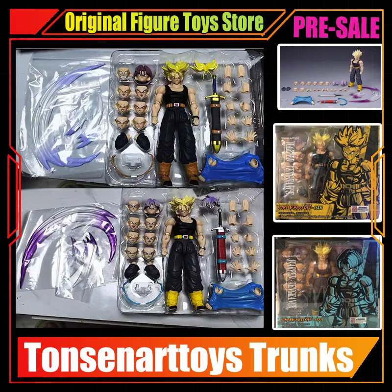 

New Tonsenarttoys Tonsen Arttoys Kamione Dragon Ball Z Super Saiyan SSJ SSJ2 Trunks 05a 05b Anime Action Figures Models Toy Gift