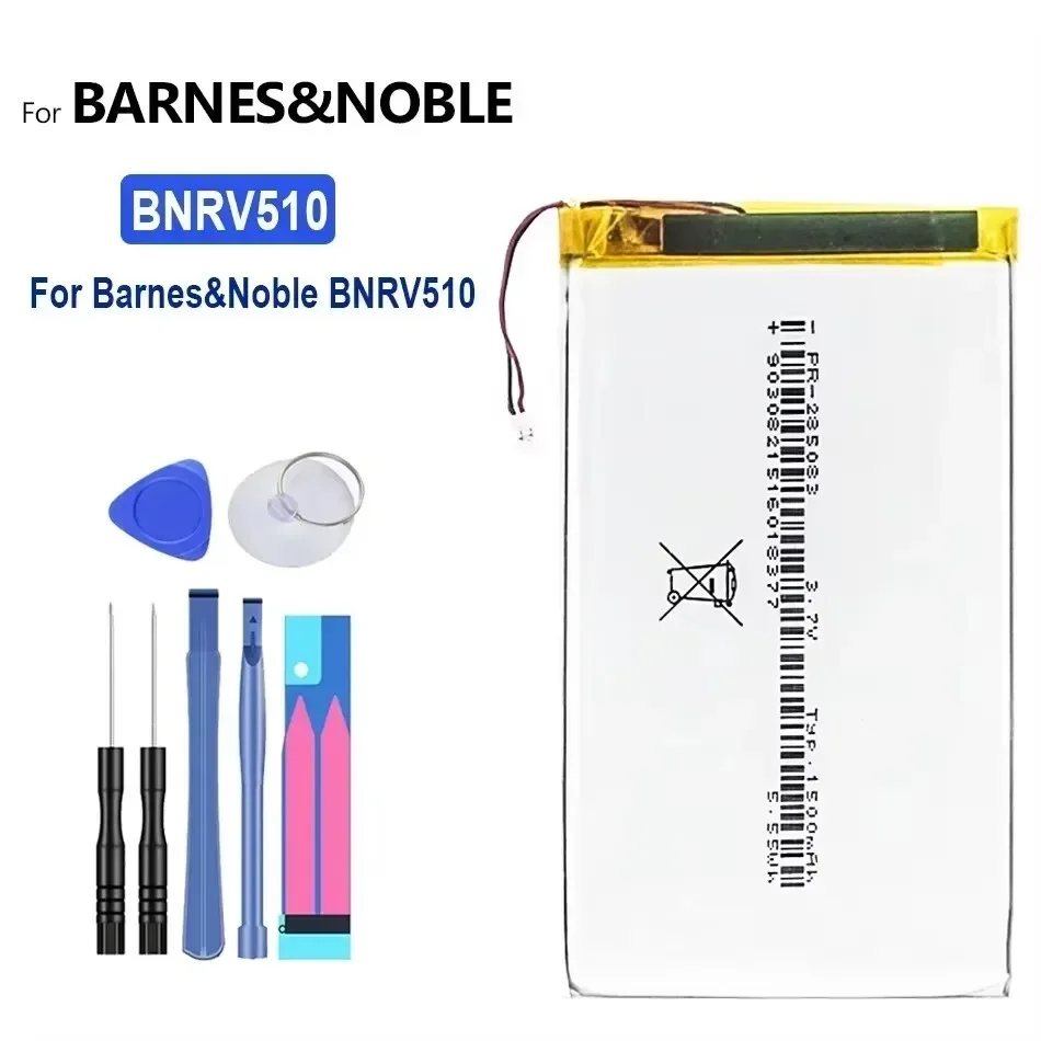 1500mAh Battery PR-285083 BNRV510 For Kobo Glo HD Tolino Clara HD H2O aura N514 edition2 E-book Bateria