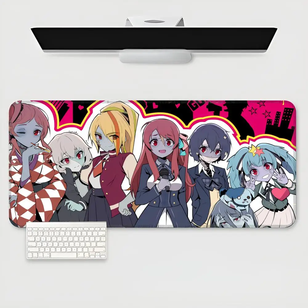 Zombie Land Saga Mouse Pad game teclado XXL Mouse Pad Large Computer Laptop Non-slip Keyboard Desk Mat Mousepad