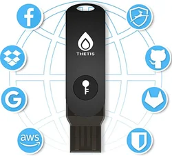 FIDO2 Security Key [Folding Design] Thetis Universal Two Fac