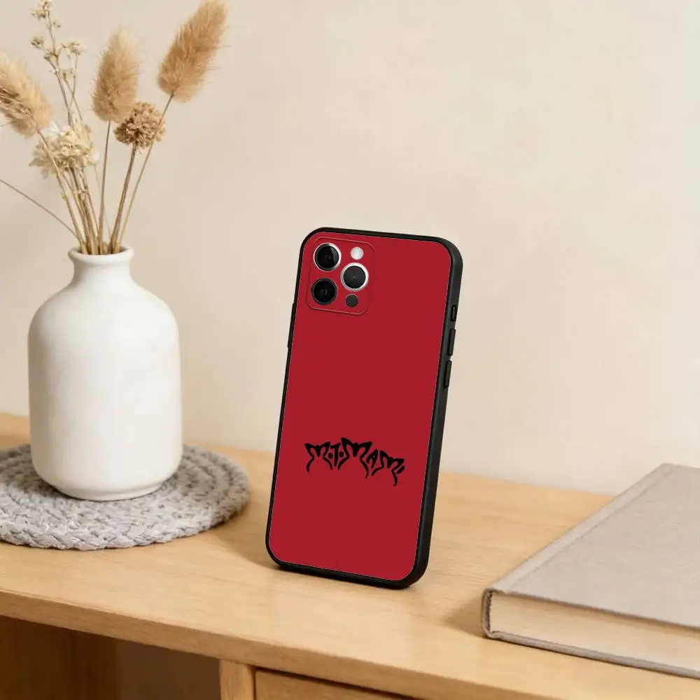 حافظة هاتف R-Rosalia-Singer-Motomami لهاتف iPhone 17,16,15,14,13,12,11 Plus,Pro Max,XS,غطاء أسود من السيليكون الناعم