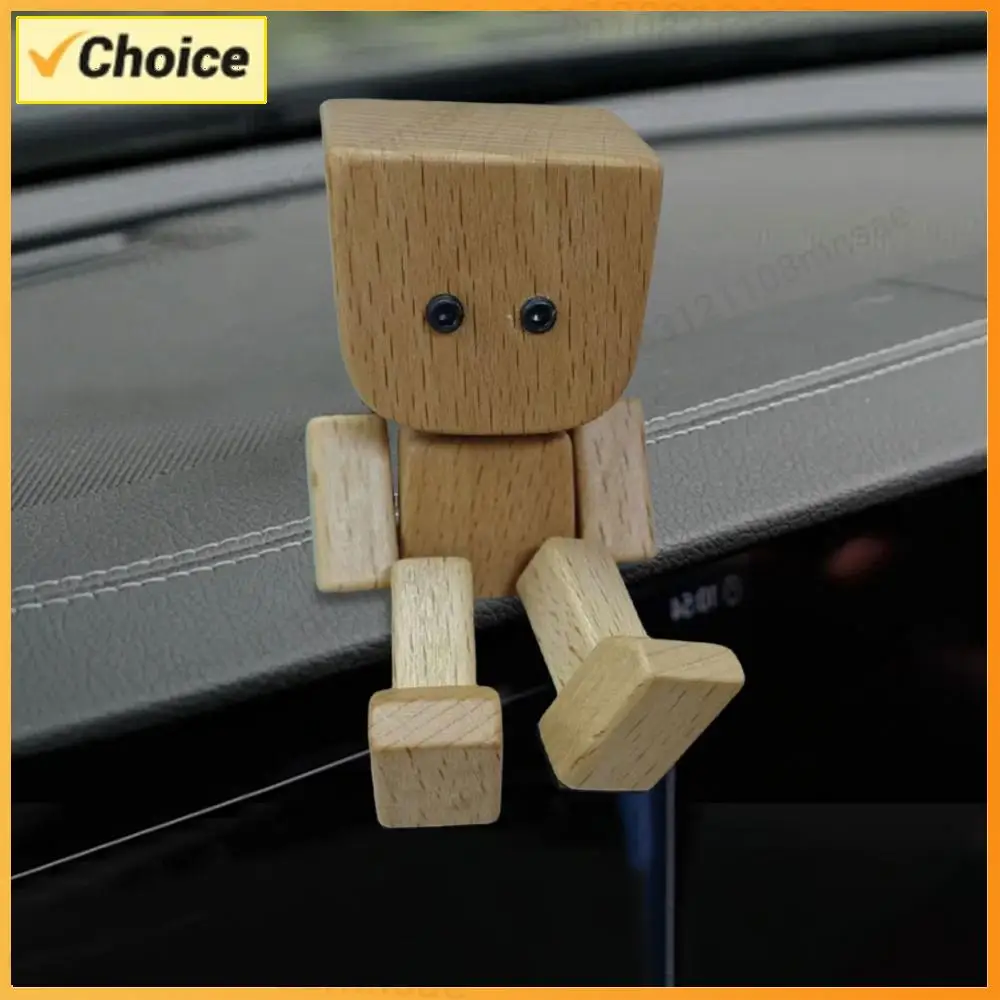 

Качающаяся маленькая деревянная фигурка, износостойкое украшение на приборную панель автомобиля, многоцелевое воздуховыпускное отверстие, ароматические украшения, диффузор из цельного дерева