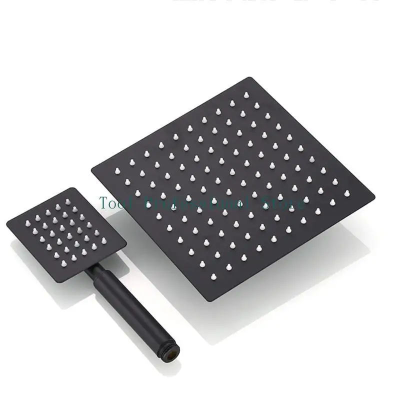 

57QF Top Rainfall Shower for Head Stainless Steel Square/Round Shower Vertical Fixed Adjustable Shower for Head Easy In