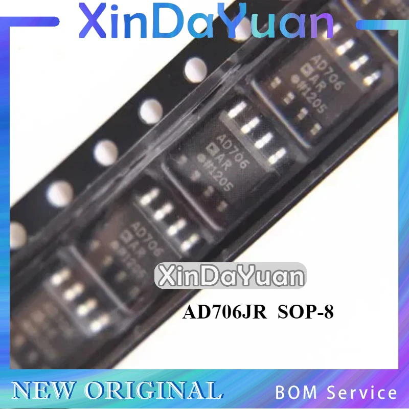 5 pcs  AD706JR  SOP-8  AD706AR AD706  Dual Operational Amplifier