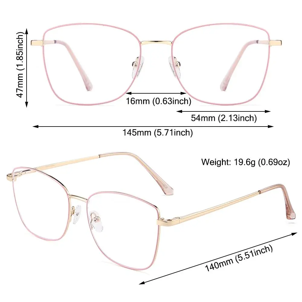 Clip On Sunglasses Polarized Lens 3 In-1 Glasses Magnet Polarized Clip-On with 1Pc Sunglasses Lenses Anti-Blue Light Glasses #5