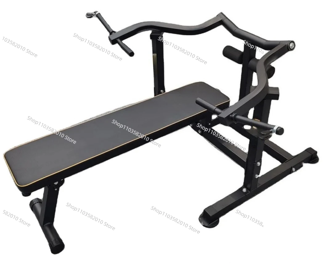 Multifunctional Home Gym Equipment Commercial Chest Press Machine Flat Bench Press Weightlifting Bed