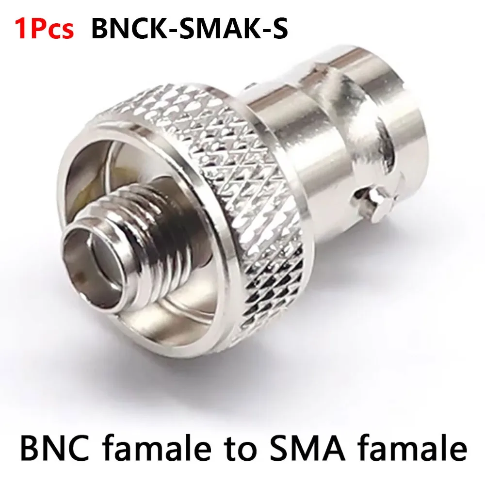 1/2Pcs SMA Male Female BNC to SMA Adapter Gold Silver Black Nickel Plated RF Coaxial Adapter Color Coded Compact Lightweight