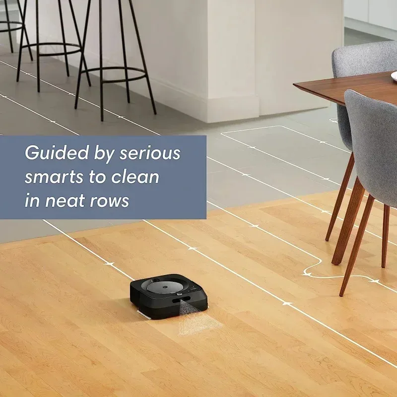 TGBFIRobot Braava Jet m6 6113 Ultimate Robot Mop-Wi-Fi Connected,Precision Spray,Smart Mapping,Compatible with Alexa,Ideal,Ali