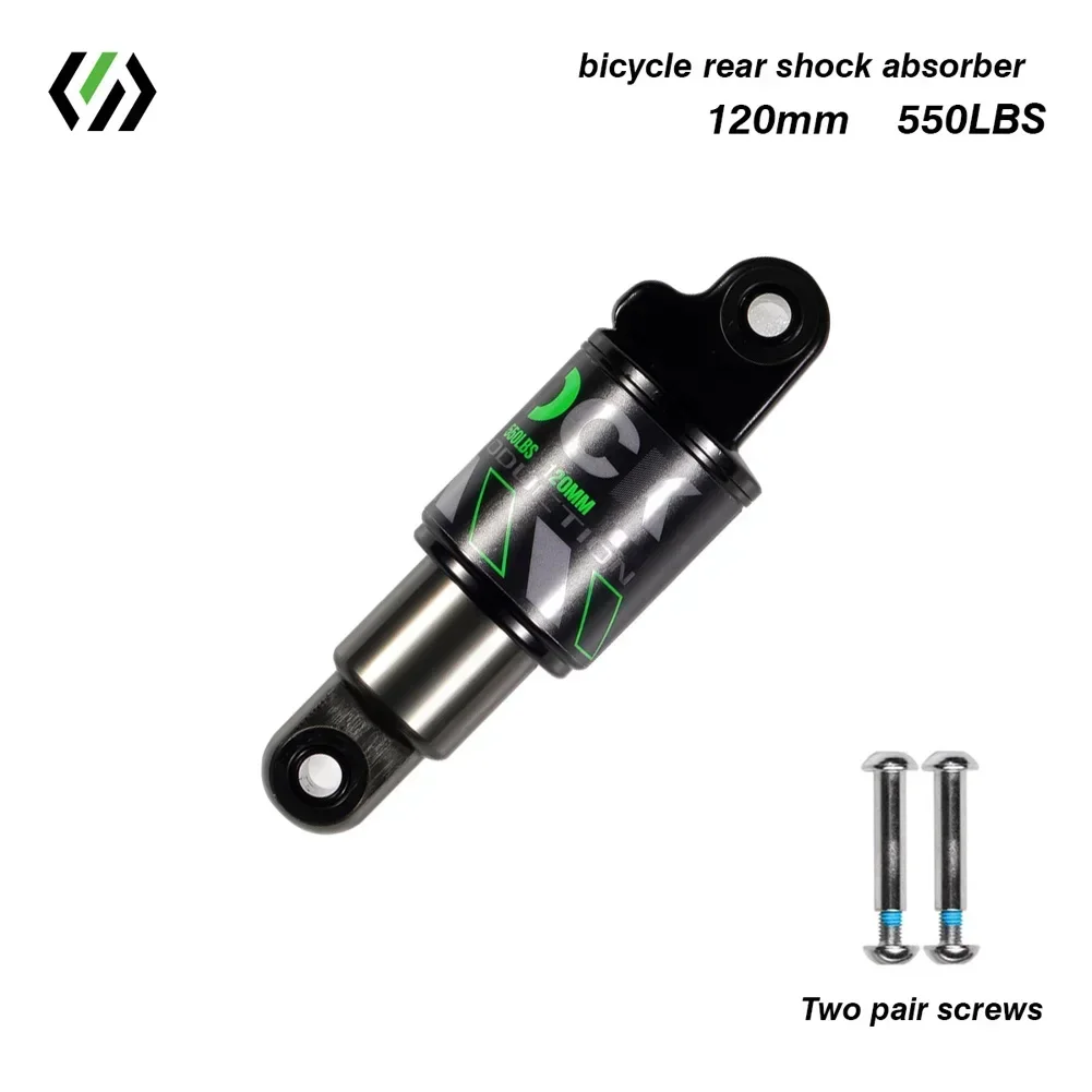 

Bicycle Hydraulic Shock Absorbers 120/125/150/165/185/190/200mm Bike Rear Shock Aluminum Alloy Bolts Bicycle Accessories