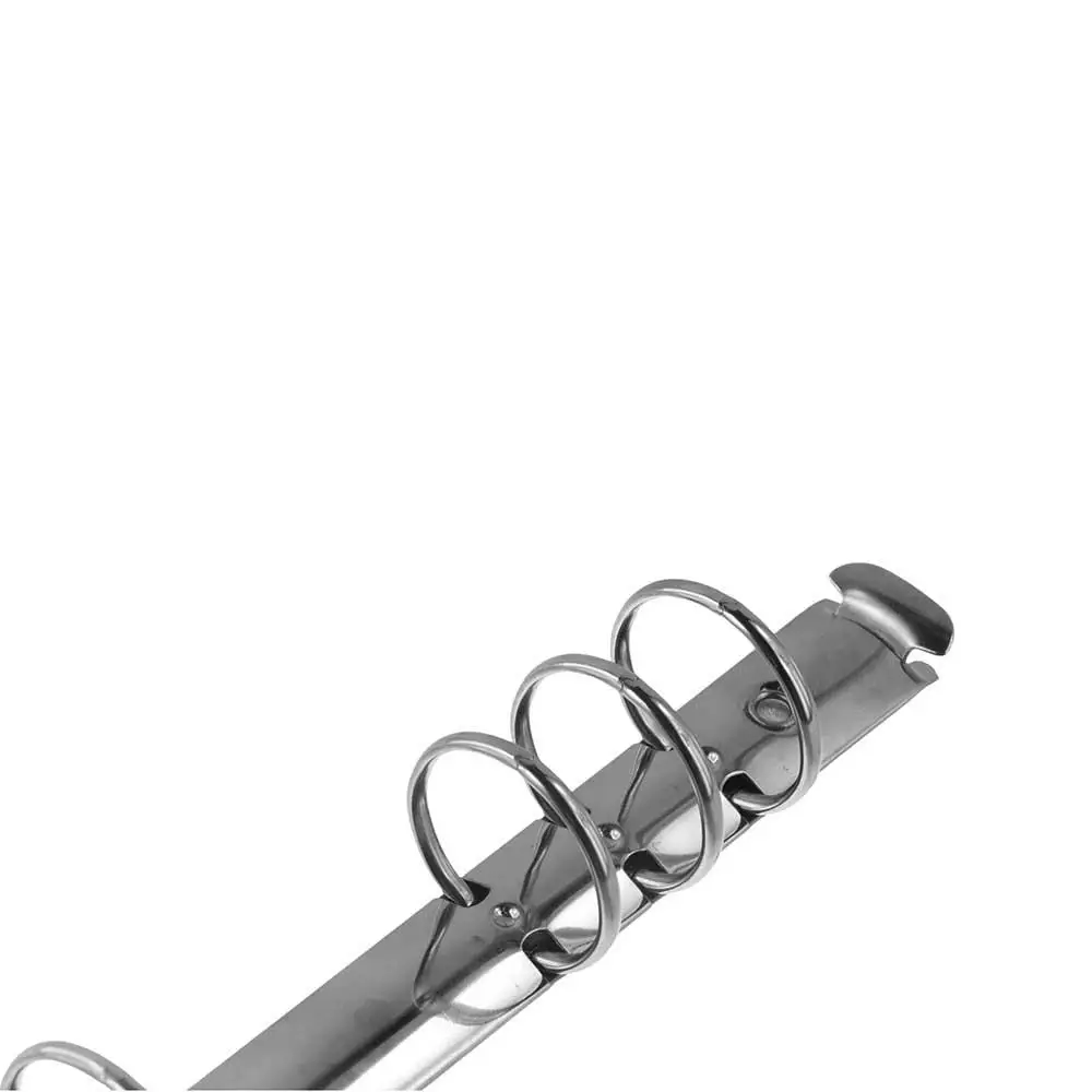 with Screw Diary Metal File Folder Clip Loose-leaf Ring Binding Hoops File Folder Refillable Spiral Rings Binder Clip