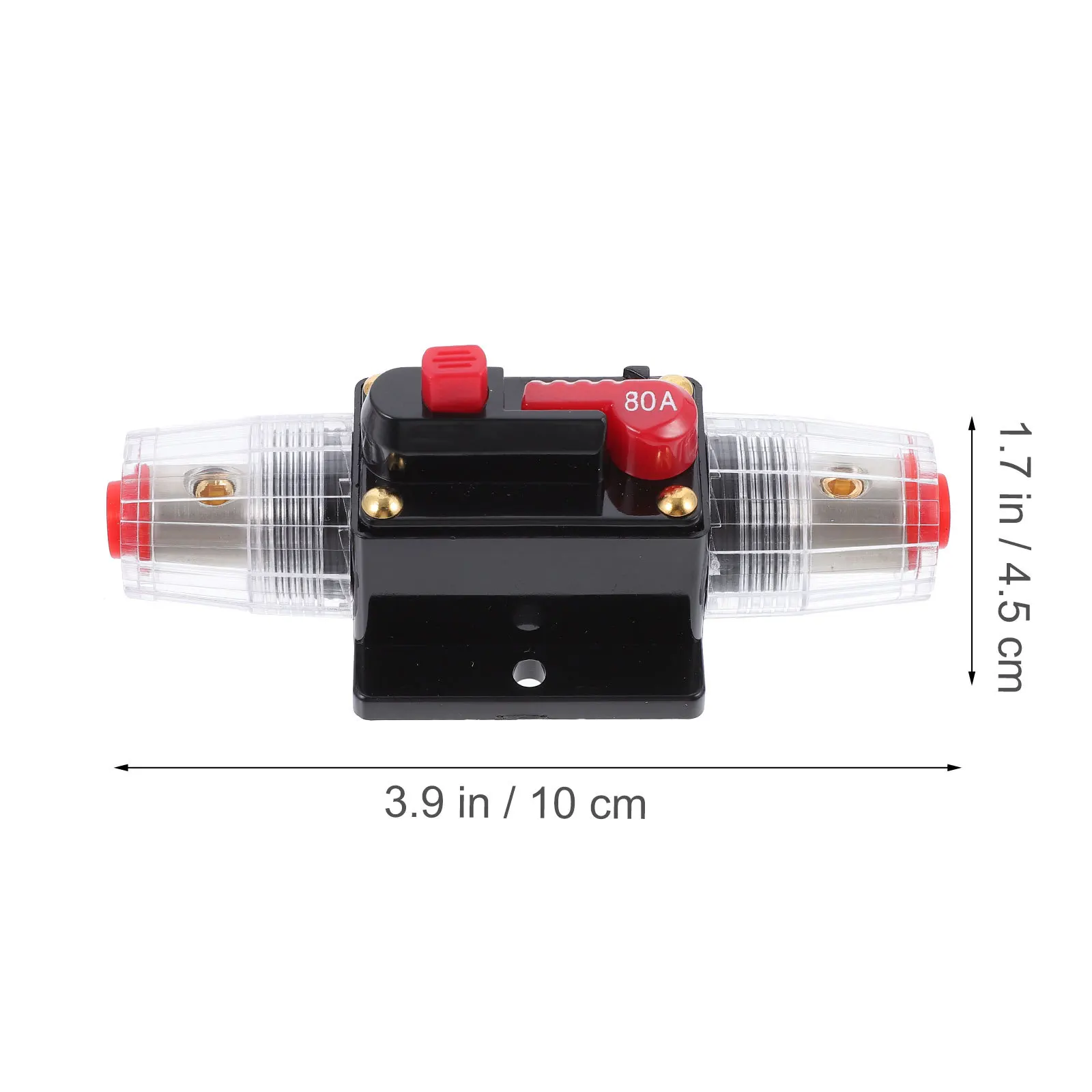 1pc 80a disjuntor fusível titular liga de zinco proteção de reinicialização manual para rv barco corrico motor inversor proteção circuito