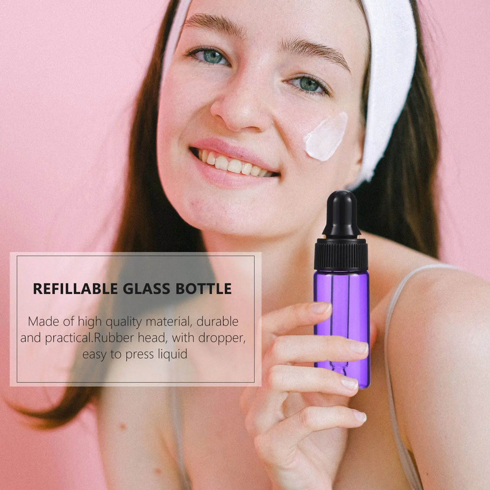 30Pcs 5Ml Glass Dropper Bottles Tight Sealing Leak Proof Essential Oil Bottle Refillable Travel Dropper Dispenser Subpackaging