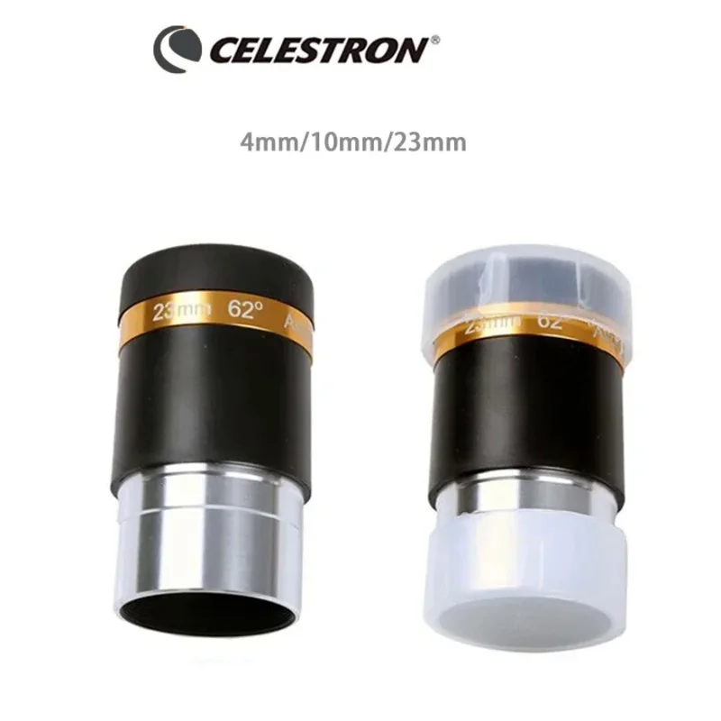 Celestron 62 stopni asferyczny okularowy wysokiej rozdzielczości 4/10/23mm w pełni powlekany dla 1.25 \