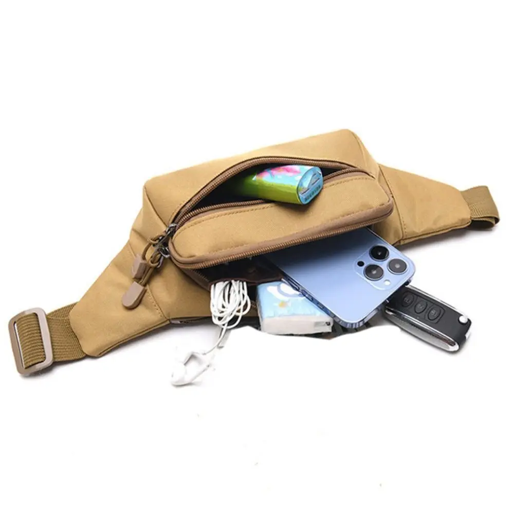 

Fashion Adjustable Sports Waist Bag Large Capacity Lightweight Men Chest Bag Portable Crossbody Bag Walking