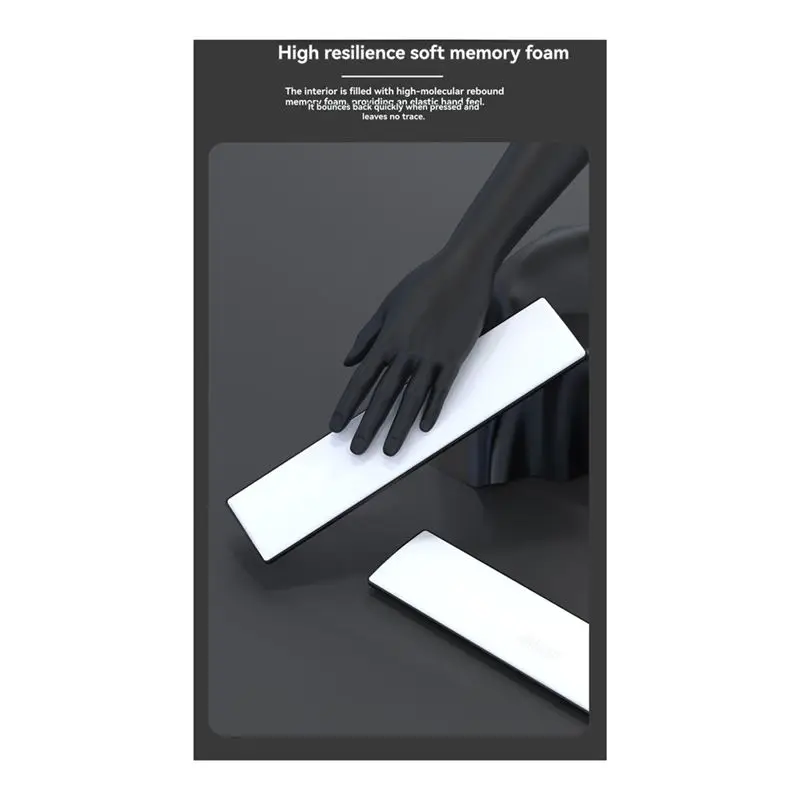 AJAZZ Soft Memory Foam Wrist Rest Ergonomic Design For 61 Key For Mechanical Keyboard Comfortable Support For Hand Relief