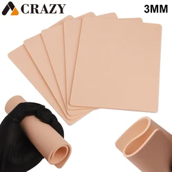 15/10/5/3/1Pcs Tattoo Practice Skin 3MM Thick Tattoo Skin Blank Double Sides Big Size Practice Fake Skin for Tattoo Accessories