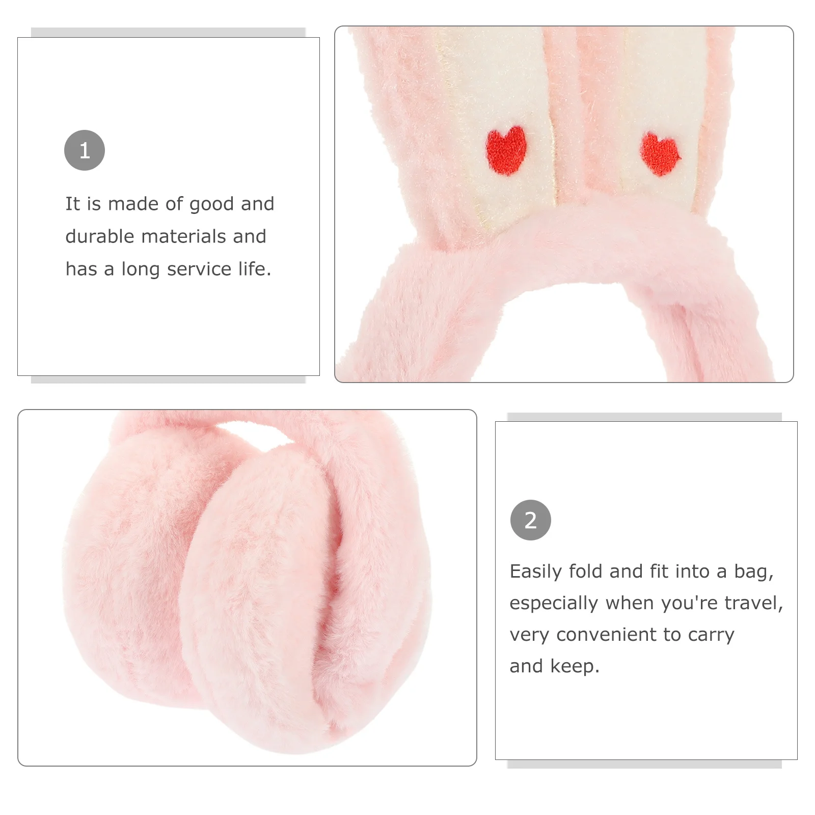 

1pc Warmer Kids Foldable Earmuff Winter Windproof Ear Protection Ear Earmuff For Children For Children Outdoor Sports