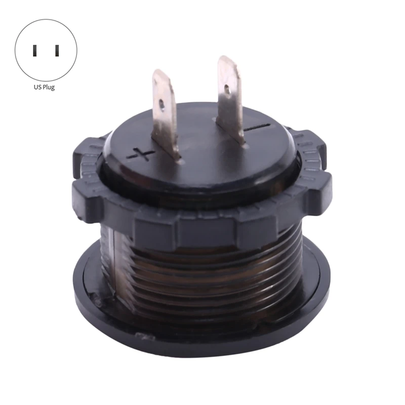 Chống Thấm Nước DC12V RD Kỹ Thuật Số Vôn Kế 3 Dây Xe Xe Máy Thuyền Xe Ô Tô Điện Áp Máy Đo Tốc Đèn LED Hiển Thị Màu