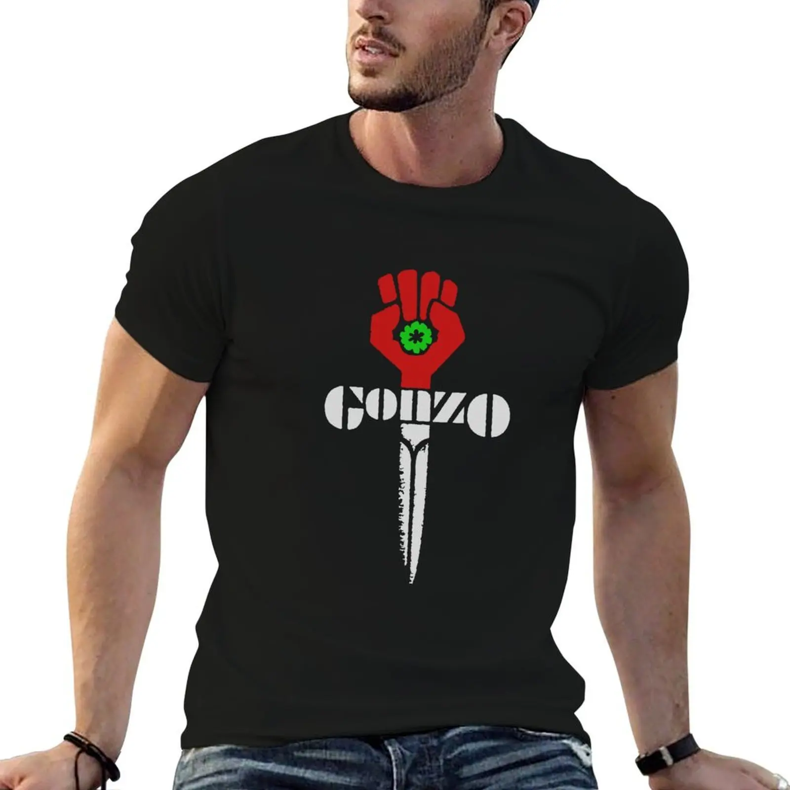 

Húntér S Thompson Gonzo Youth Funny Aldult T-Shirt man t shirt summer men t shirt cotton 100% T-Shirt