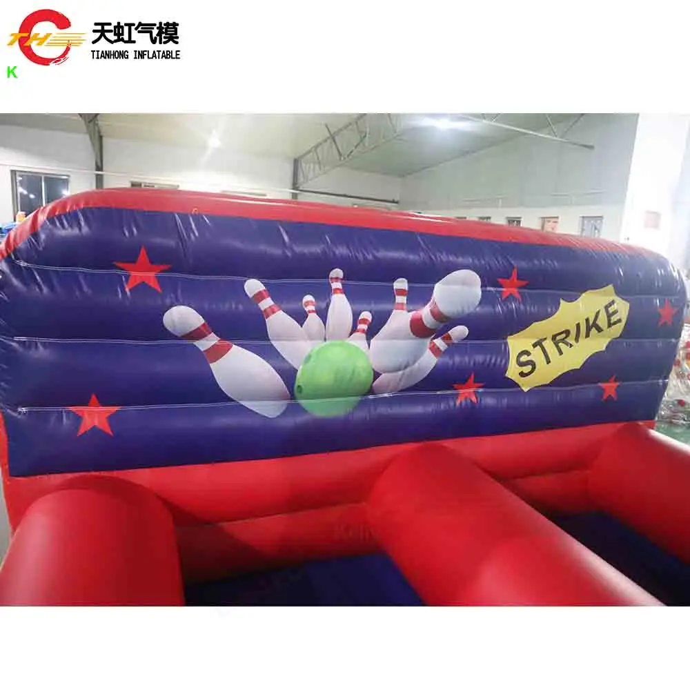

Быстрая доставка, 10x3x1,5 мГц, надувной мяч для боулинга, интерактивный карнавал, надувная трость для боулинга, игровая площадка, спортивные развлечения