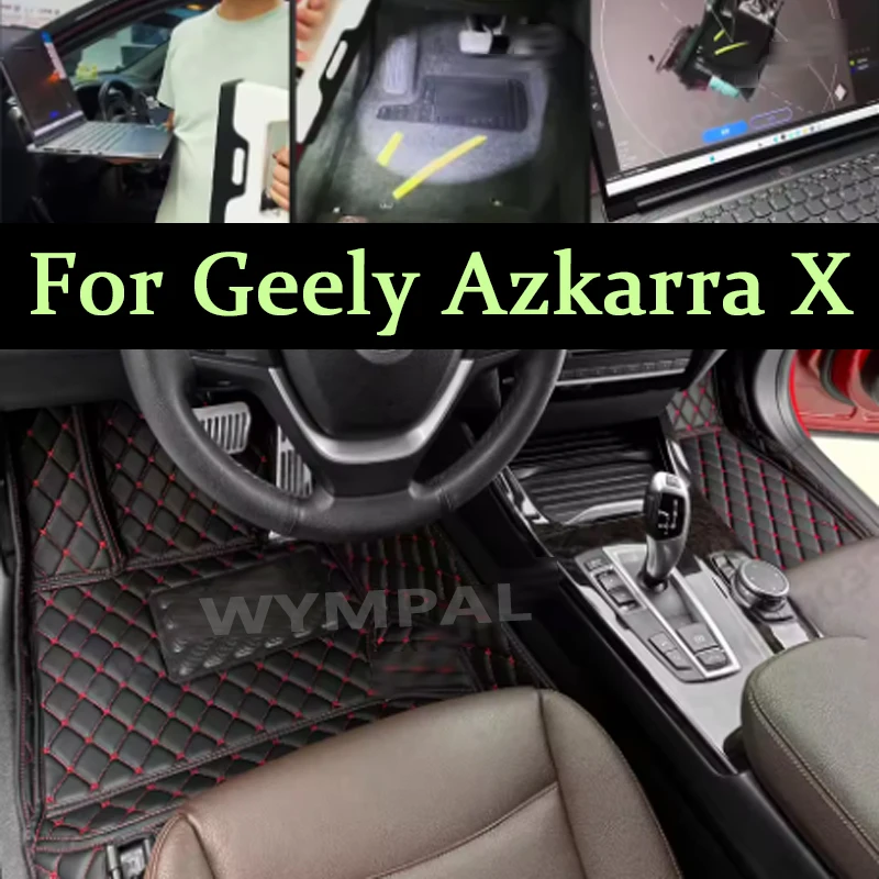 

Роскошные автомобильные коврики для Geely Azkarra X 2022, автомобильные подушечки для ног на заказ, автомобильный ковер, аксессуары для интерьера