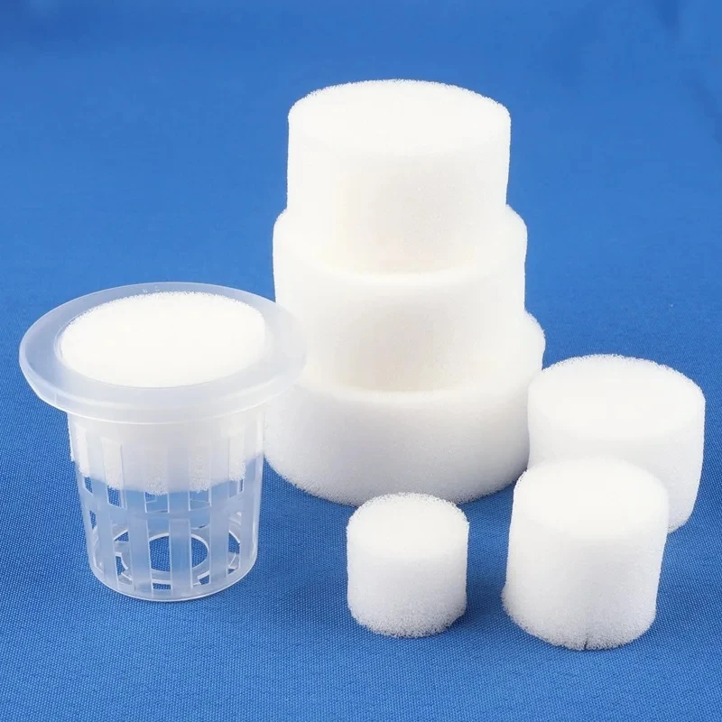 100Pcs Bodenlosen Hydrokultur Gartenpflanzen Werkzeuge Gepflanzt Schwamm Gemüse Anbau System Kindergarten Samen Pflanzung Tabletts Schwamm – Detail 8