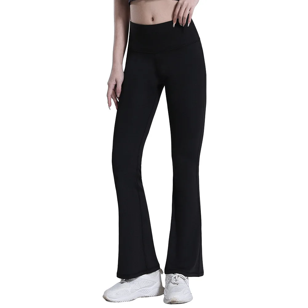 Flare Leggings Yoga Pants Women High Waist Wide Leg Pants Women Gym Sports Black Flared Pant Plus Size Dance Trousers 2026