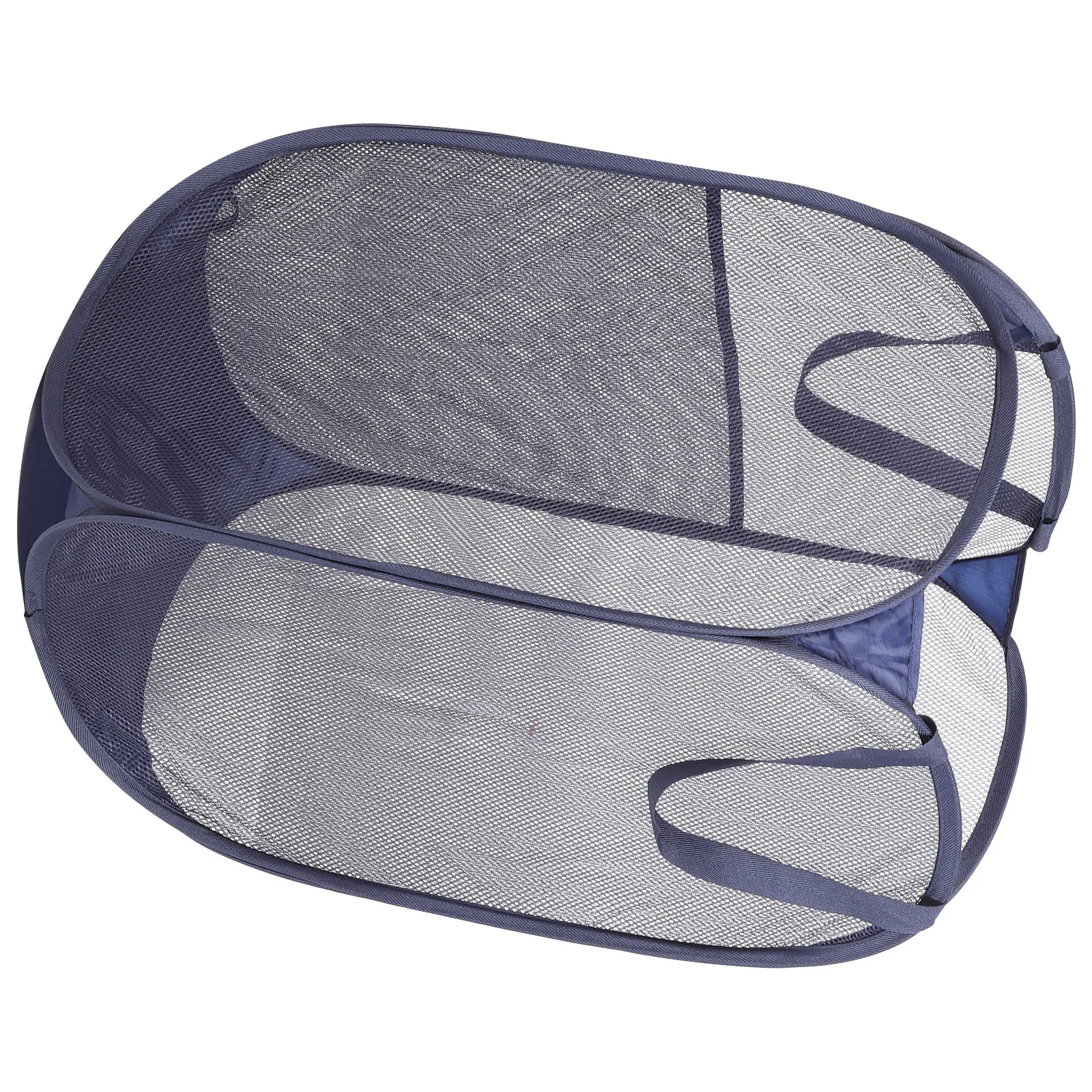 

Foldable Laundry Basket Black Vertical 36x36x58cm Clothes Hamper Polyester Collapsible Storage For Home Dorm Travel