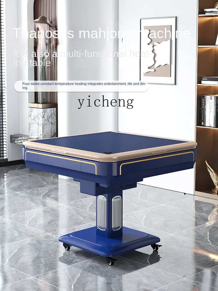 Smart Folding Mahjong Machine Automatic Roller Coaster Mahjong Table Dining Table Dual-Use Electric Mute Household