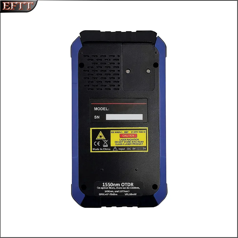 Dual Wellenlänge OTDR 1550 nm/1610 nm, 3,5 Zoll Glasfaser-Leistungsmesser, 22/20 dB mit Live-Fasertest, Mini-Fasertester