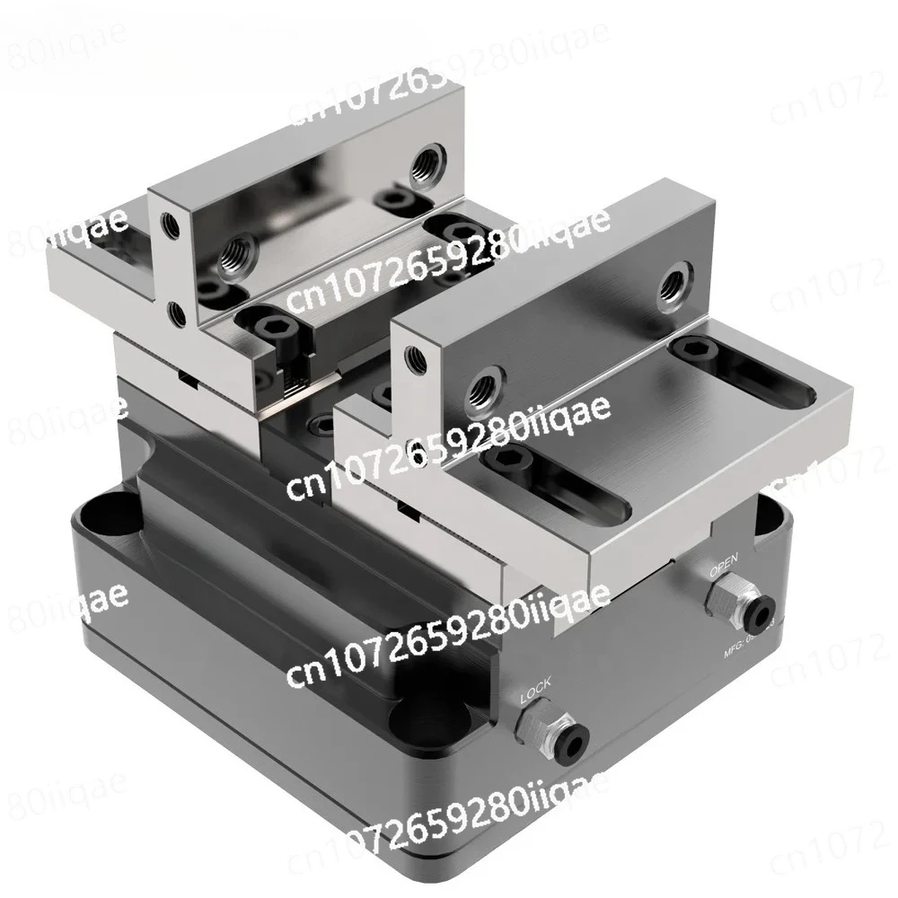 

For VMC ROTARY KSP-100 Pneumatic Concentric Vise Durable Zero-point 5 Axis Air Chuck