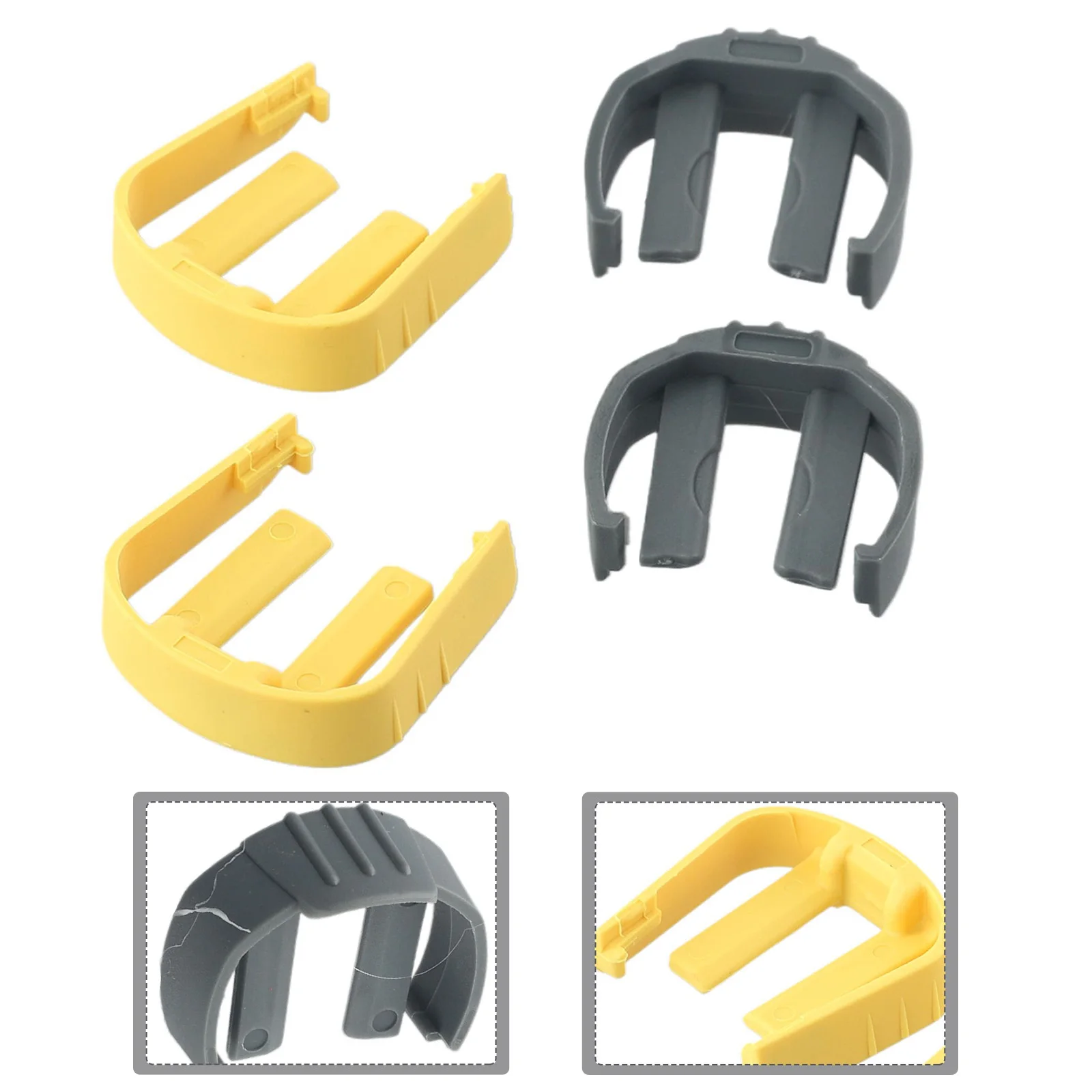 4 Pcs C Clips For Karcher K2 K3 K7 Pressure Washer 5.037-333.0/K5037333 Trigger & Hose Replacement Quick Lock Connector C Clips