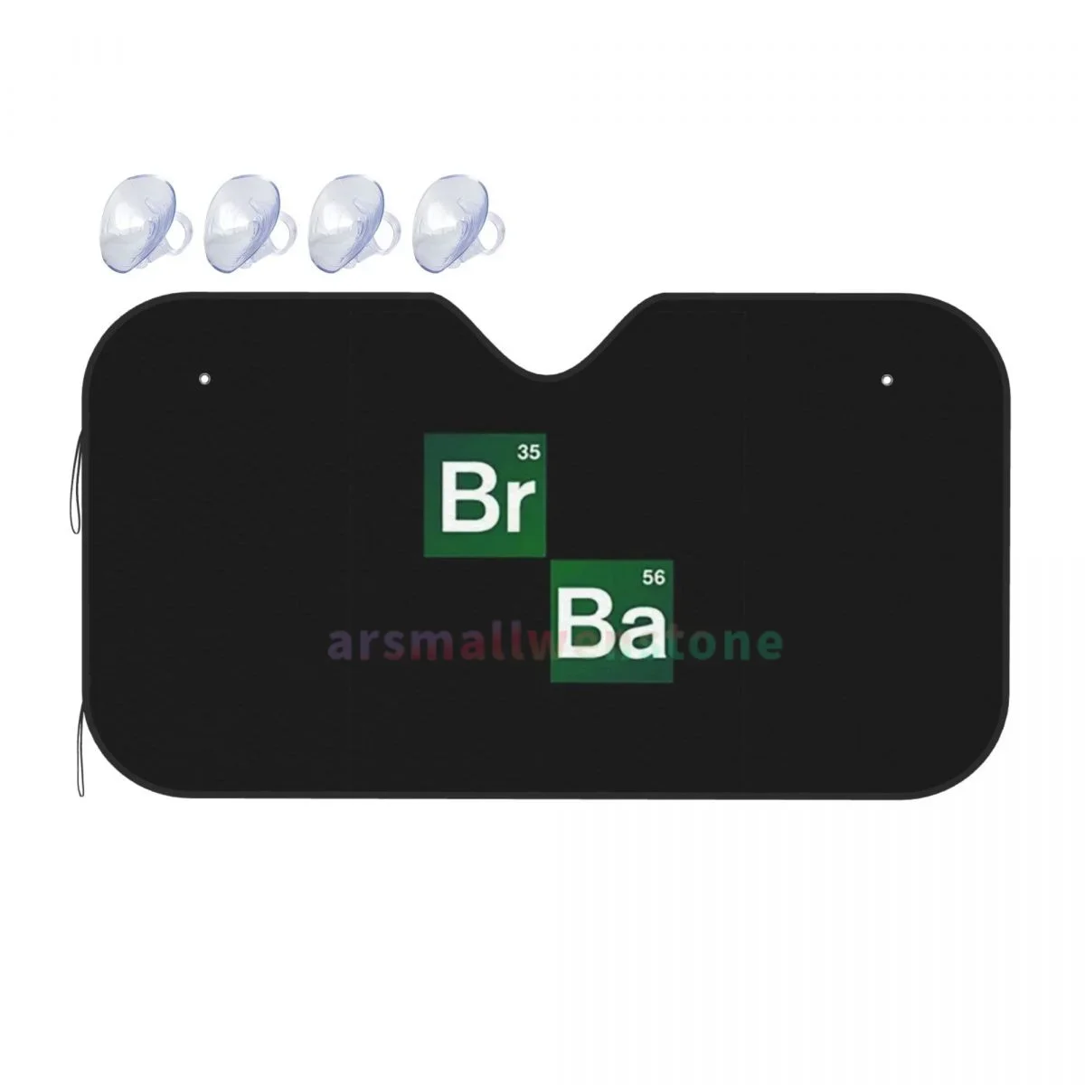 

Breaking Bad-proteador solar reflectante para coche, se adapta a sedanes pequeños, Mini SUV, accesorios estándar para parasol pa