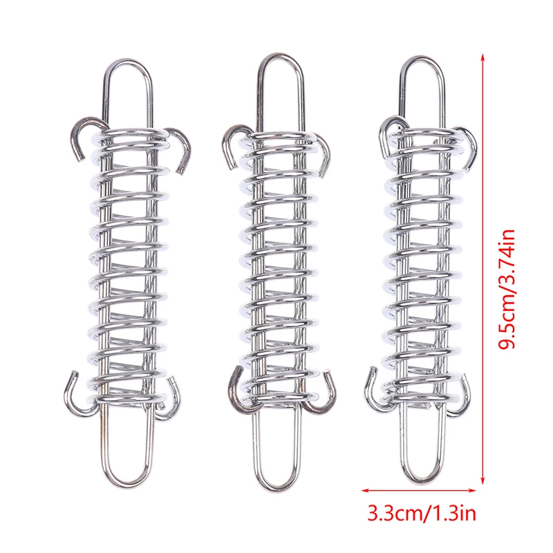 1/4/5 مجموعات التخييم خيمة الرياح حبل الربيع مشبك خيمة الموتر في الهواء الطلق سطح السفينة أوتاد مع حلقة تسلق كليب المظلة المشدود هوك ثابت