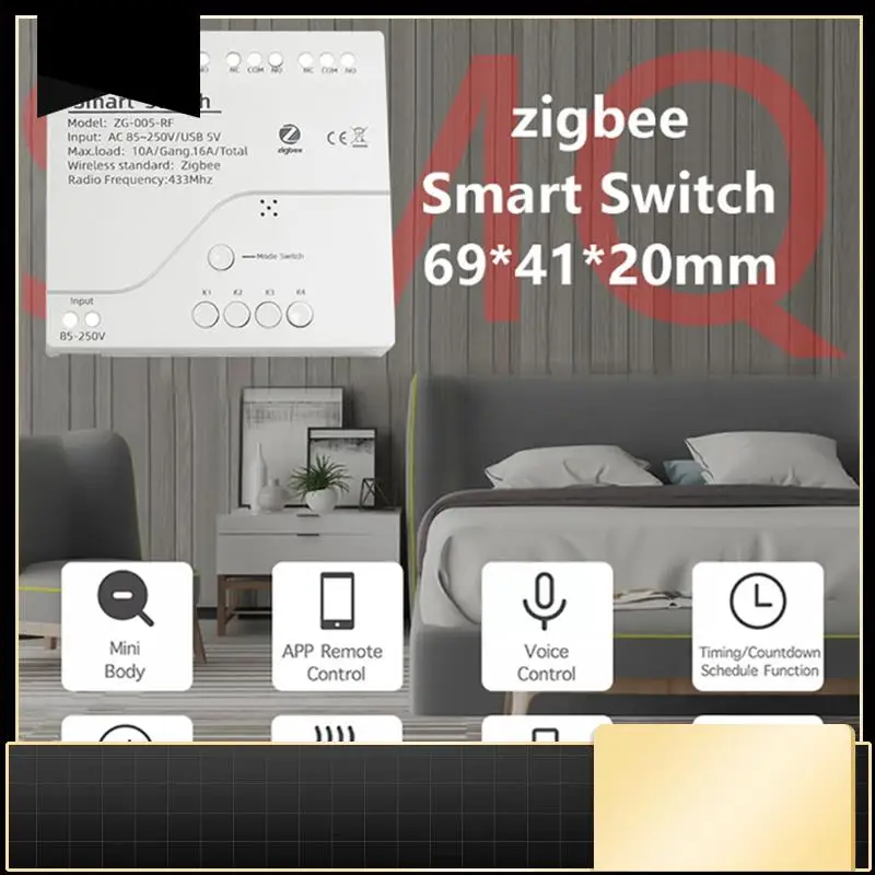 Tuya Zigbee 4 Ch Sm…