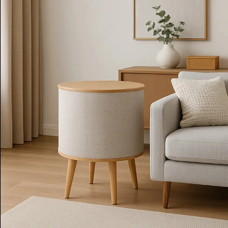 

100W Home Sofa Coffee Table Bedside Table Music Speakers Wooden Bluetooth Speaker Mobile Wireless Charging Speaker Bass Speakers