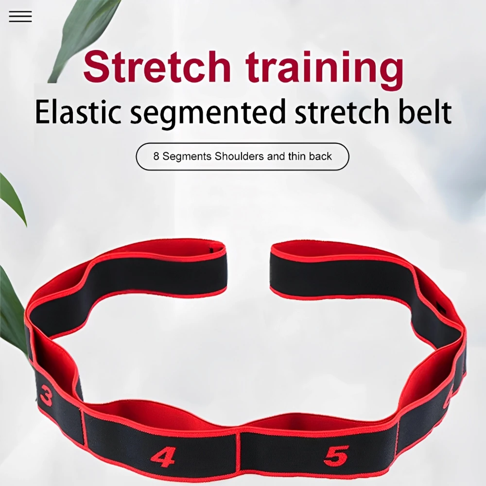 8/10 Abschnitte Tanz Widerstand Band Yoga Stretching Pilates Fitness Digitale Elastizität Elastische Stretch Training Spannung Gürtel – Detail 3