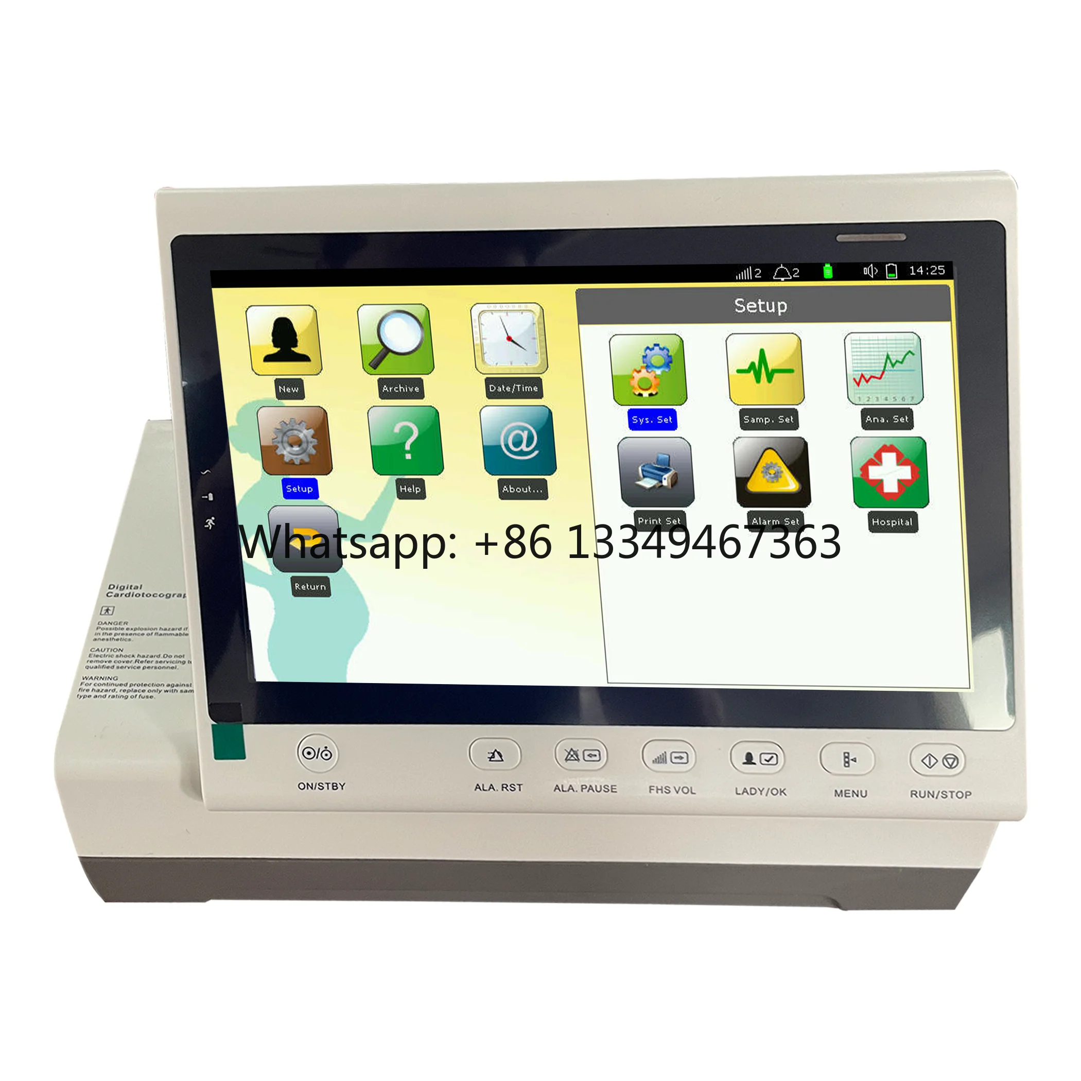 

Fast shipping JZ-HFM60 Maternal Cardiotocograph Fetal Veterinary Heart Rate