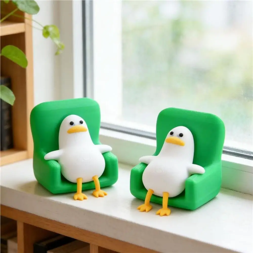 3D Printed 3D Printed Duck Ornaments Decorations Creative Design Duck Desk Ornament Multi-functional Duck Model Office Desktop