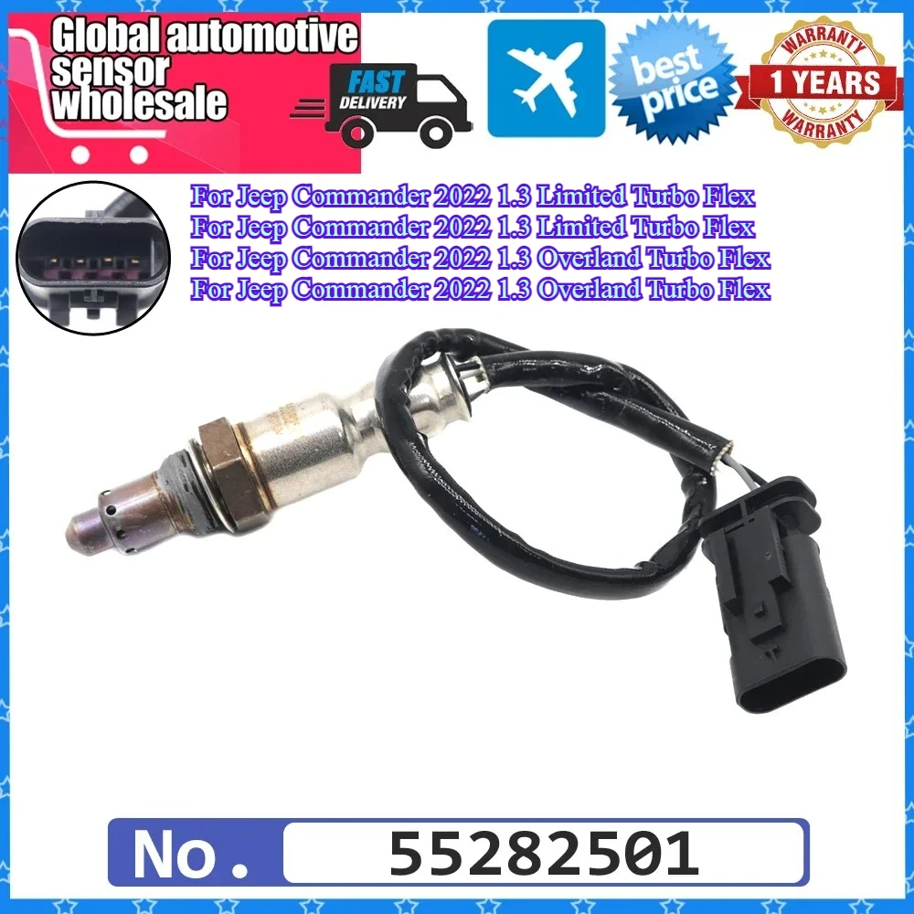 

Car Air Fuel Ratio O2 Oxygen Sensor For Jeep Commander Compass 55282501 For Fiat Toro 1.3 L 2022 NEW 1968925