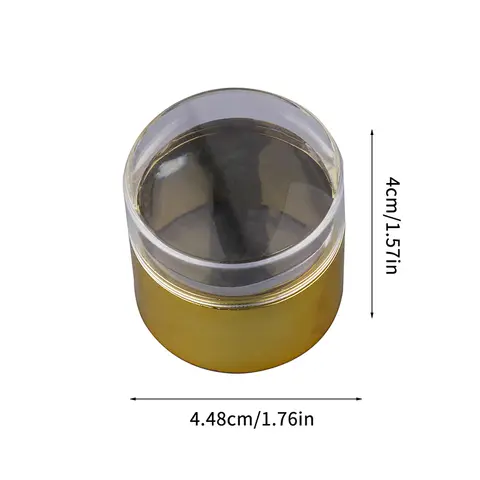French Nail Art Stamper With A Nail Scraper Silicone Clear Head Nail Mold Stamping Template For DIY Manicure