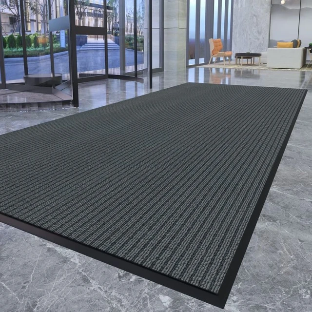 Anti Slip Front Door Mat Commercial Floor Mats Custom Add Your Logo for Mall Office Hotel Outside Inside Entryway Washable Rug AliExpress