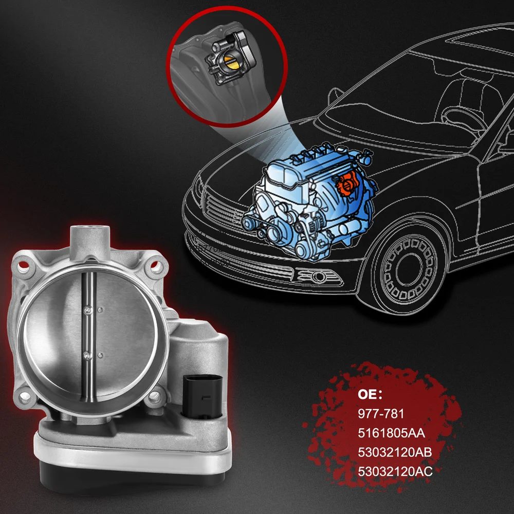 New Throttle Body For Dodge Ram 1500 Ram 2500 Ram 3500 5.7L 2003 2004 53032120AB