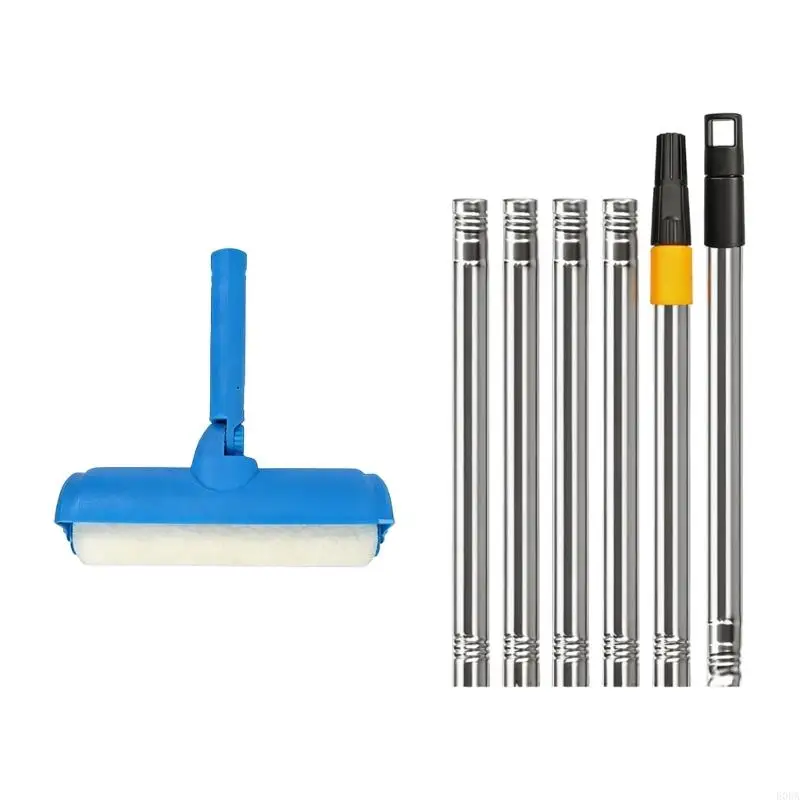 Adjustable Home Ceiling Paint Roller with Splashes Proof Design Cover Convenient Handle Ceiling Paint Tool Easy to Use 