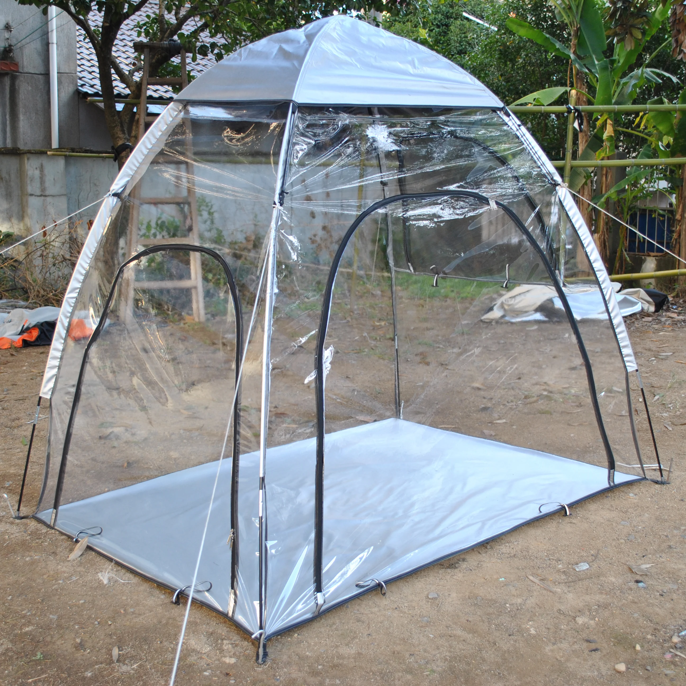 PVC Transparent Sunshine Leisure Tent, Flower House, Plant Growing Tent, Game Viewing Tent, Football Tent, High Quality