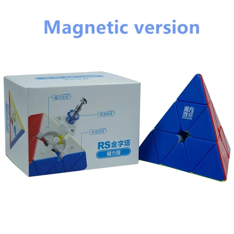 MOYU RS Magnetische Serie RS3M 3X3 Magic Speed Cube RS2M 2X2 Stickerloze RS4M 4x4 Cubes Speelgoed RS Piramide Skew Cubo Magico Puzzel