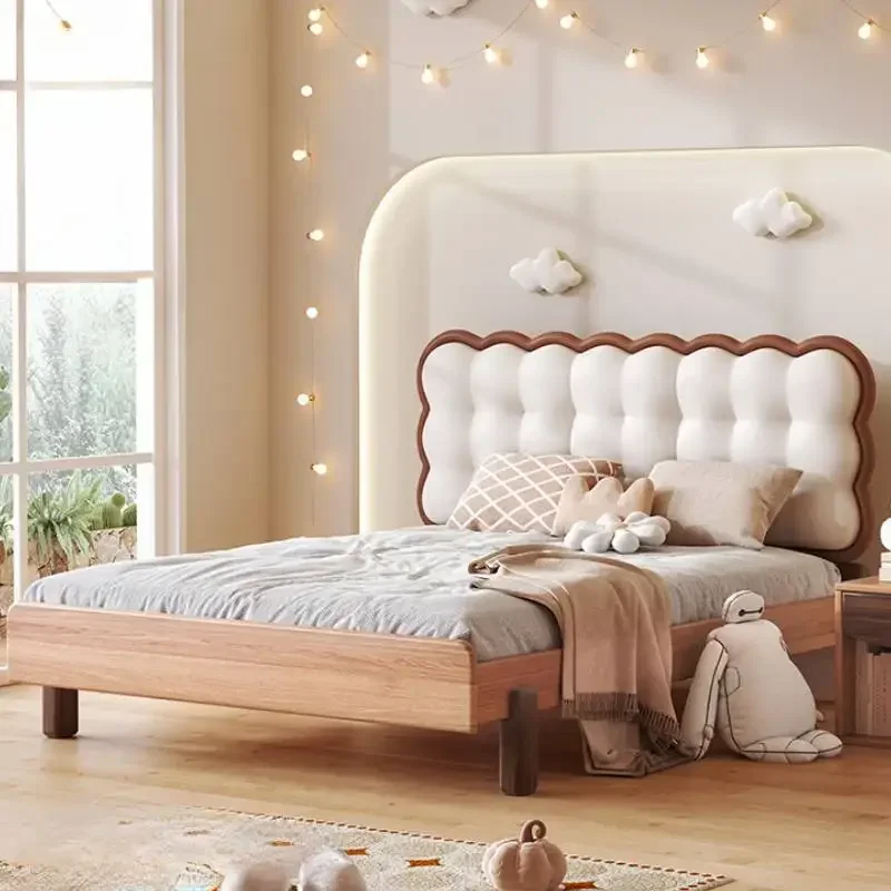 سرير الأميرة المزدوج الفاخر البسيط الحديث الأبيض تخزين سرير مزدوج الملكة المنزل لوفت النوم Letto Matrimoniale أثاث المنزل