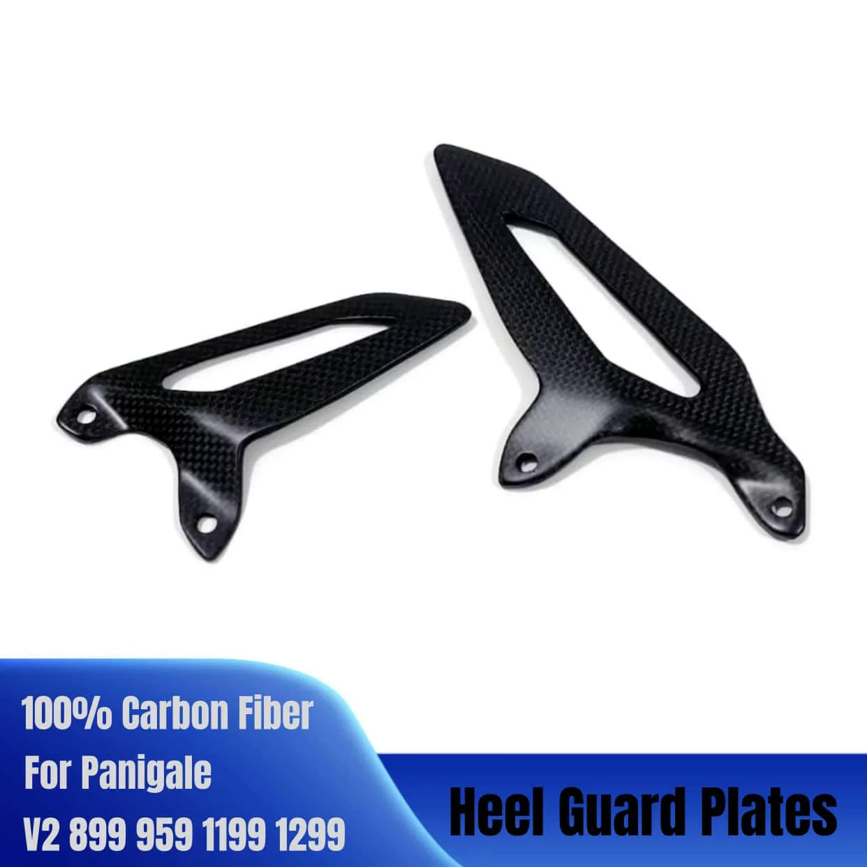 

Для Ducati Panigale V2 899 959 1199 129 аксессуары для мотоциклов из углеродного волокна, задняя защита пятки, подставка для ног, защита крыльев