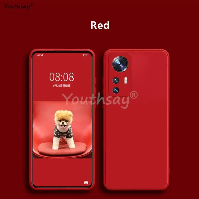 For Xiaomi 12T Pro Case Xiaomi 12T 12 13 13T Pro 12 Lite Cover Funda Coque Soft Original Liquid Silicone Case Xiaomi 12T Pro