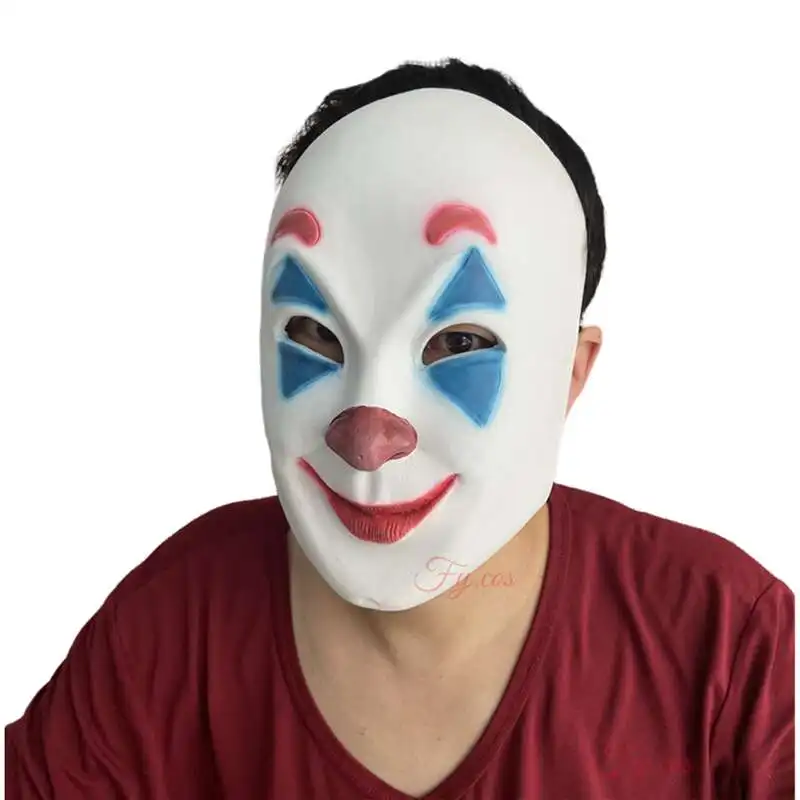 Clown Maske Horror Headwear Karneval Party Cosplay Joker Latex Gesicht Lustige Maskerade Prop Festival Geschenk Halloween Kostüm für Männer